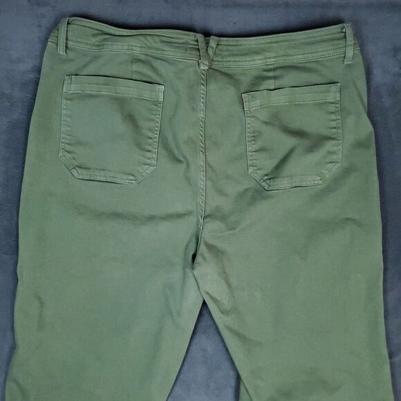 Vineyard Vines Pants Womens 36 Green High Rise Wide Leg Casual Stretch Modern - Picture 11 of 14